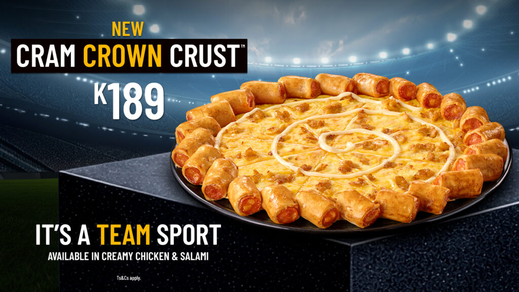 Cram Crown Crust Pizza with Salami